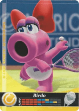 Birdo – Tennis - Mario Sports Superstars - CoinMii Custom Amiibo Coins