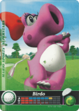 Birdo – Golf - Mario Sports Superstars - CoinMii Custom Amiibo Coins