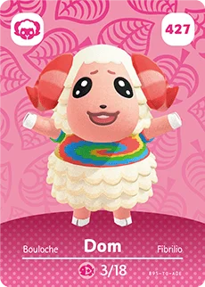  Dom – Series 5 - Animal Crossing: Series 5 - CoinMii Custom Amiibo Coins 