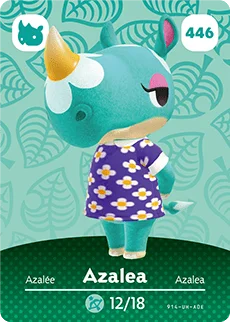 Azalea – Series 5 - Animal Crossing: Series 5 - CoinMii Custom Amiibo Coins