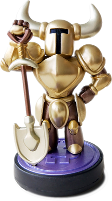Shovel Knight – Gold Edition - Shovel Knight - CoinMii Custom Amiibo Coins