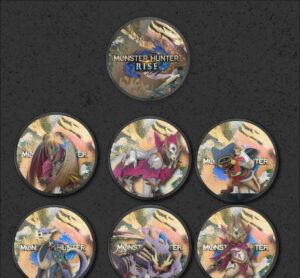 Monster Hunter Rise Amiibo Coin Collection - Monster Hunter - CoinMii Custom Amiibo Coins