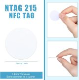 ntag215 100 coins thickness