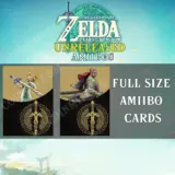 Unreleased Princess Zelda and Ganondorf amiibo card art from coinmii.com